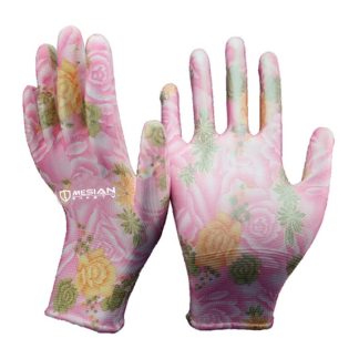 MS100-PA1PG13 Printed Polyester PU Gloves
