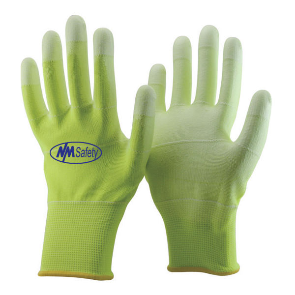 MS100PA1PG13 Polyester Knitted Liner PU Palm Coated Gloves - Image 2