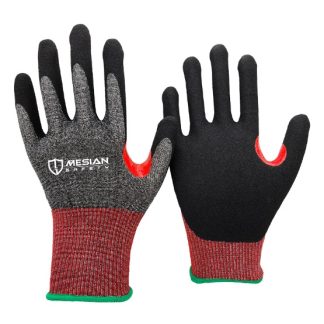 MS200-SB3PG18 Cut Resistant A5/E Sandy Nitrile Gloves