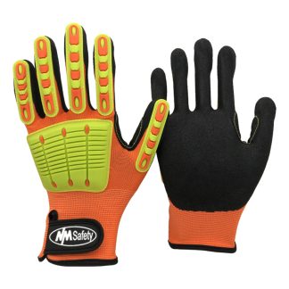 Sample - MS300-NB3PG13 Yellow Black Sandy Nitrile Gloves