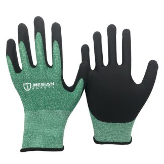 MS500AB2PG15 Nylon & Spandex Knitted Liner Micro-foam Nitrile Gloves