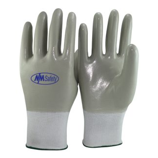 MS500NB1FG13 Knitted Liner Smooth Nitrile Fully Dipped Gloves