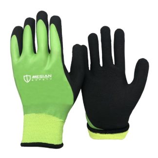 MS500NC1P&C2P Knitted Liner Latex Fully Dipped Latex Gloves