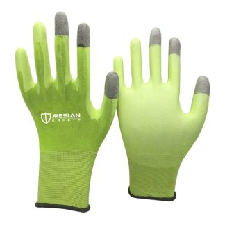 MS600-NA1TG18 Knitted Liner PU Coated Touch Screen Gloves