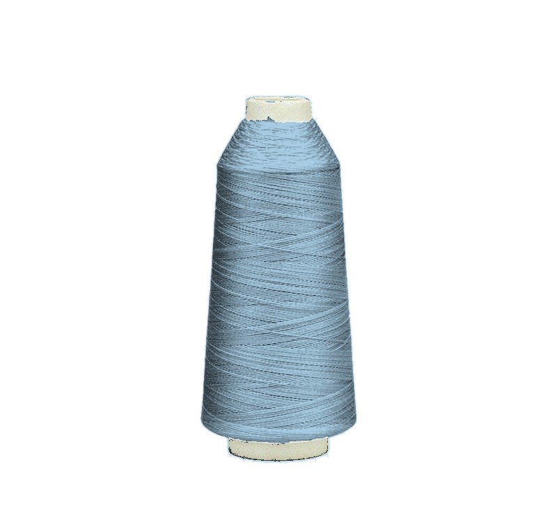 Glass fiber yarn light blue spool