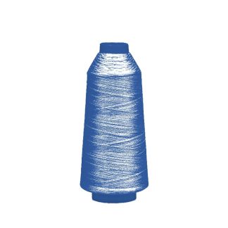 Polyester filament yarn blue spool